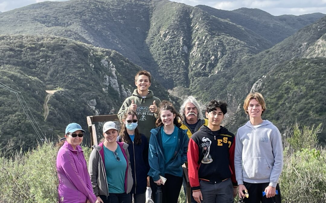 Murrieta Mesa High School Students enjoy Santa Margarita Ecological Reserve GIS Education with Rebecca Diaz