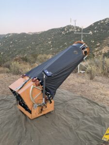 telescope in outdoor setting